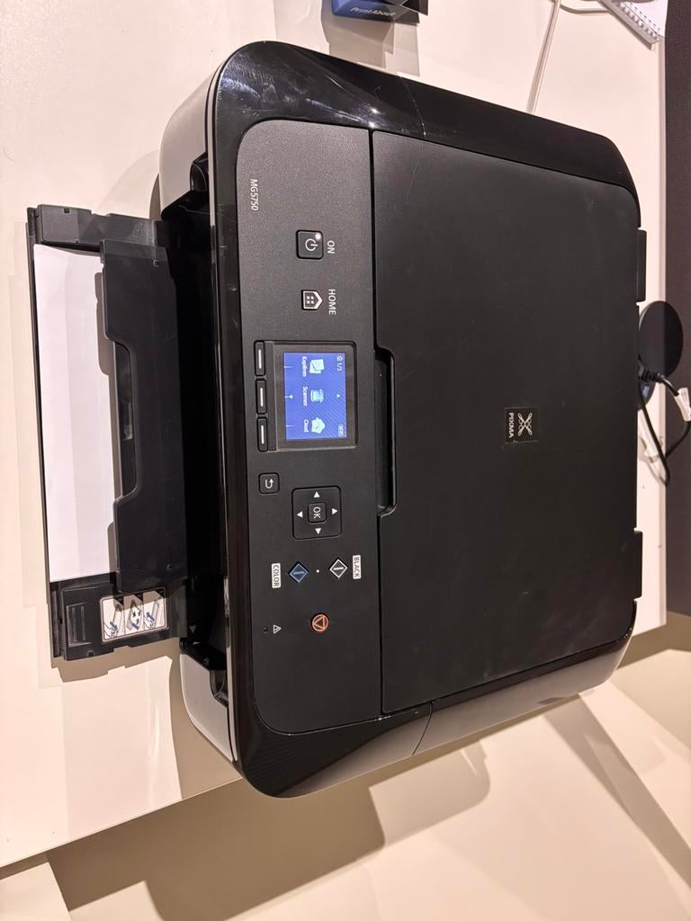Canon MG5750 printer met scan en kopieerfunctie, Informatique & Logiciels, Imprimantes, Enlèvement, Comme neuf, Imprimante