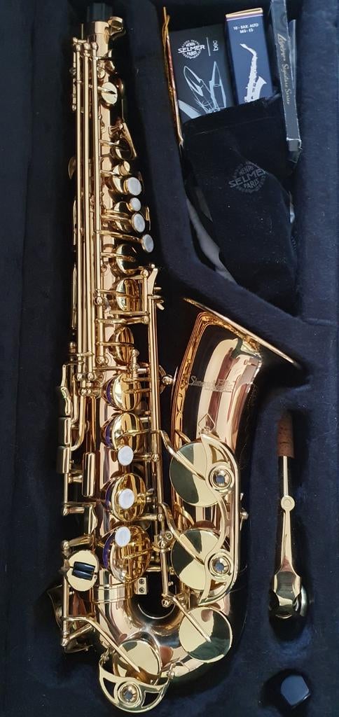 Alt Saxofoon - Stewart Ellis, Muziek en Instrumenten, Blaasinstrumenten | Saxofoons, Ophalen, Zo goed als nieuw, Alt, Met koffer