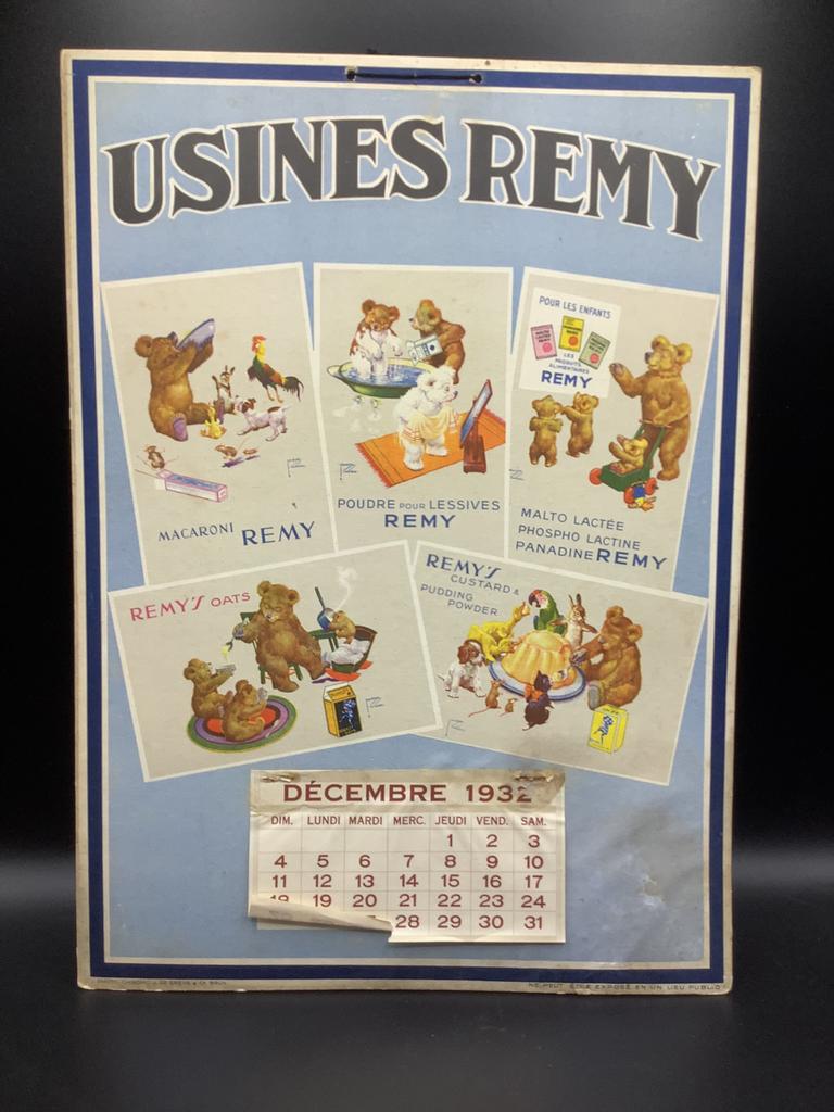 Ancienne plaque Usines Remy (Louvain), Collections, Marques & Objets publicitaires, Enlèvement ou Envoi, Utilisé, Panneau publicitaire