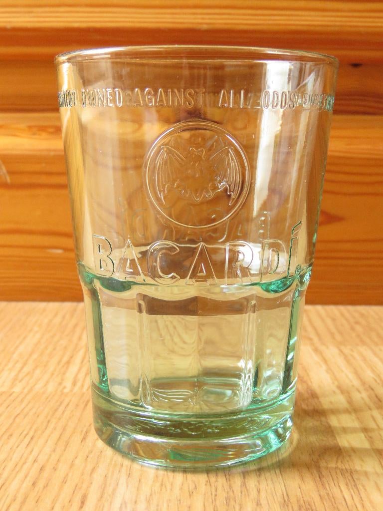 Bacardi verre a mojito motifs en surimpression, Collections, Enlèvement ou Envoi, Comme neuf, Autres types