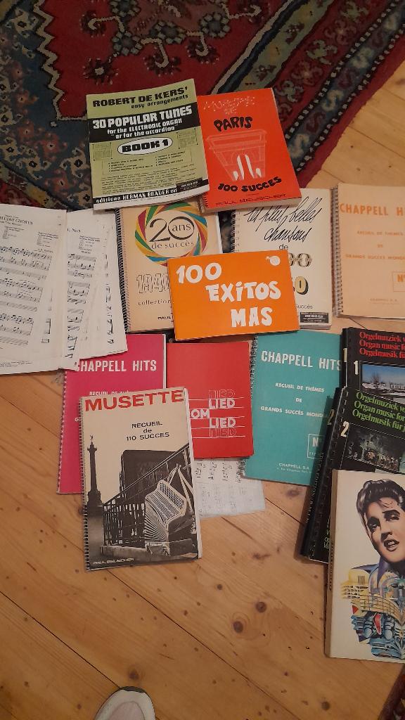 partituren, muziekboeken voor orgel, Muziek en Instrumenten, Bladmuziek, Ophalen, Gebruikt, Orgel