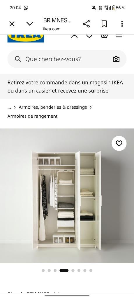 Armoire pour enfants Ikea, Enlèvement, Comme neuf