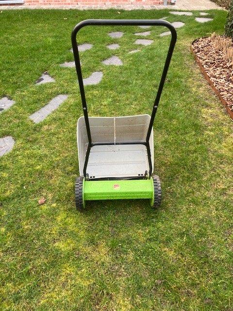 Handgrasmaaier, Tuin en Terras, Ophalen, Gebruikt, Handgrasmaaier, Opvangbak