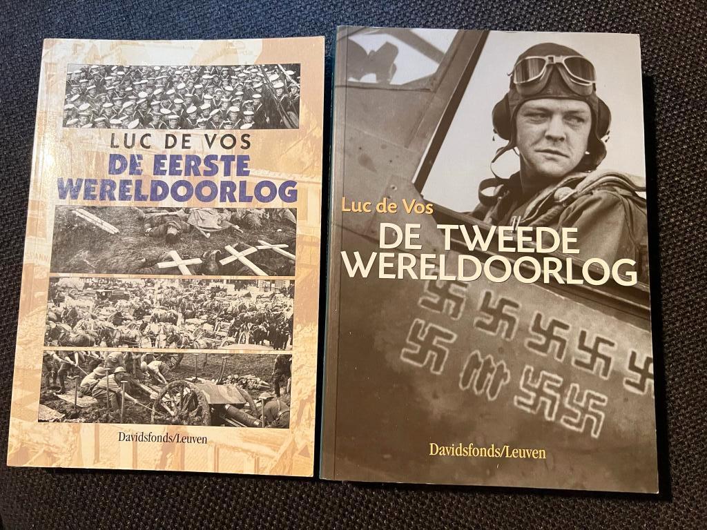 De Eerste Wereldoorlog/ De tweede wereldoorlog - Luc De Vos, Boeken, Tweede Wereldoorlog, Ophalen of Verzenden, Zo goed als nieuw