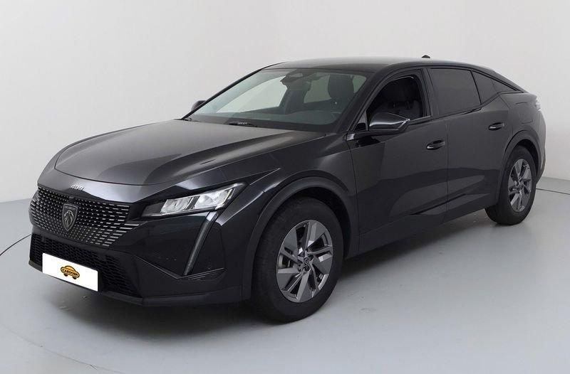 Peugeot 408 PHEV 1.6 plug-in hybrid 180 e-eat8 allure 150 AT, Auto's, Peugeot, Gebruikt, 4 cilinders, Overige bekleding, Zwart