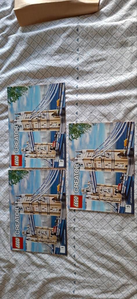 Lego Tower Bridge (10214) instructies, Kinderen en Baby's, Ophalen of Verzenden, Nieuw, Lego