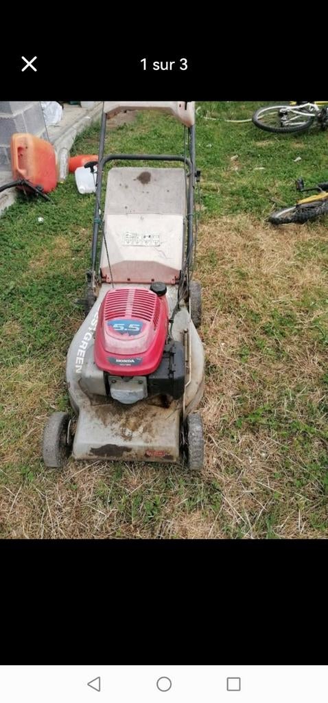 Tondeuse Honda, Enlèvement