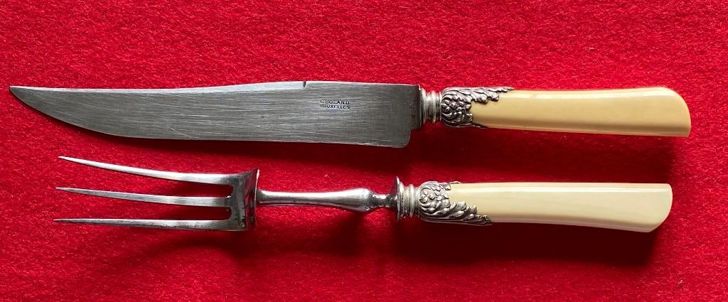 Service à Découper C.Boland Bruxelles 1880-1920, Enlèvement ou Envoi