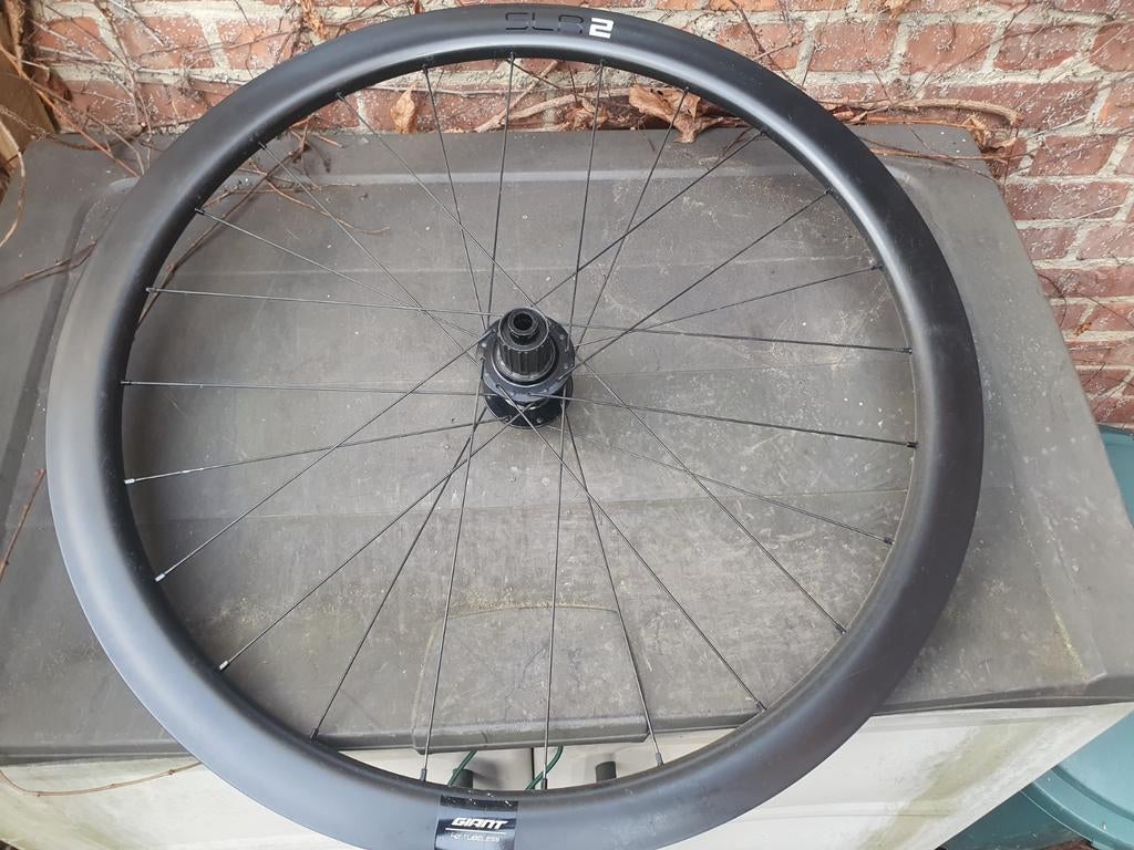 Giant SLR 2 Tubeless Carbon Disc 42 voor en achterwiel, Ophalen