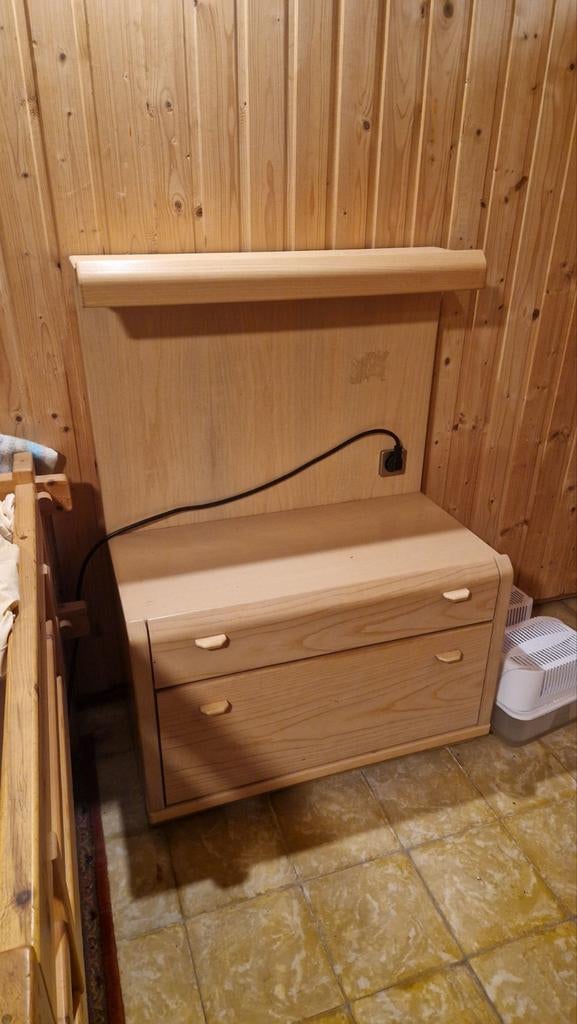 Nachtkastje Hülsta , massief hout, Enlèvement