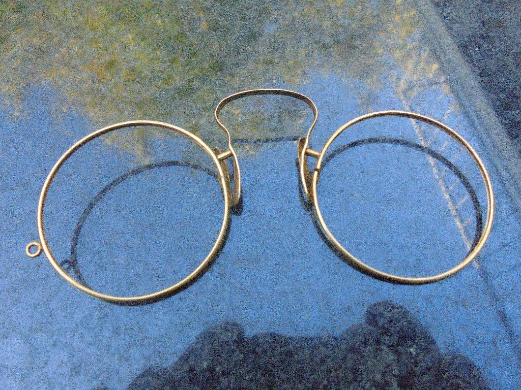 Gouden bril, bril van goud, bril. 18 karaat, Handtassen en Accessoires, Zonnebrillen en Brillen | Heren, Ophalen, Gebruikt, Bril