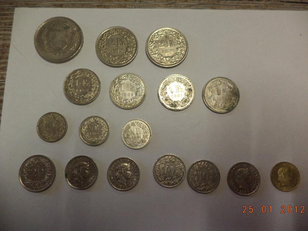 av lot de 20 pieces Suisse pour 10 euros, Enlèvement ou Envoi, Autres pays, 10 euros, Série