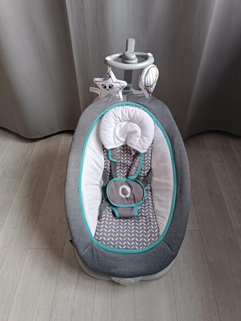 Relax fauteuil à bascule bébé Lionelo Pascal, Autres marques, Avec ceinture(s), Enlèvement, Utilisé