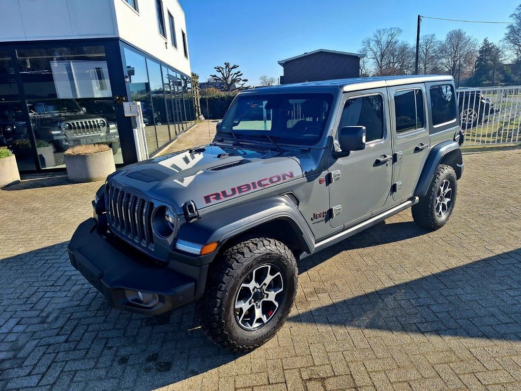 Jeep Wrangler 2.0 Turbo Rubicon STING GREY, Auto's, Jeep, Automaat, 4 deurs, Leder, Bedrijf