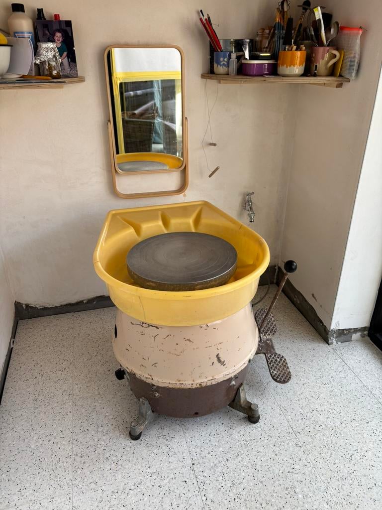 Shimpo RK-8 Potter’s Wheel, Hobby en Vrije tijd, Pottenbakken, Ophalen, Gebruikt