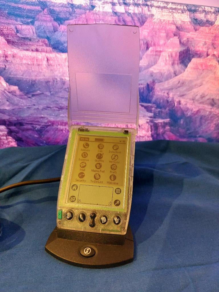 3Com Palm IIIe Transparent, Informatique & Logiciels, Ordinateurs Vintage, Enlèvement ou Envoi