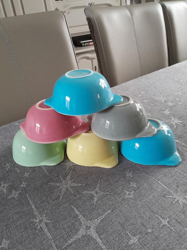 Boch Pastel Expo Lot de 6 Bols avec anses TBE, Antiquités & Art, Enlèvement ou Envoi