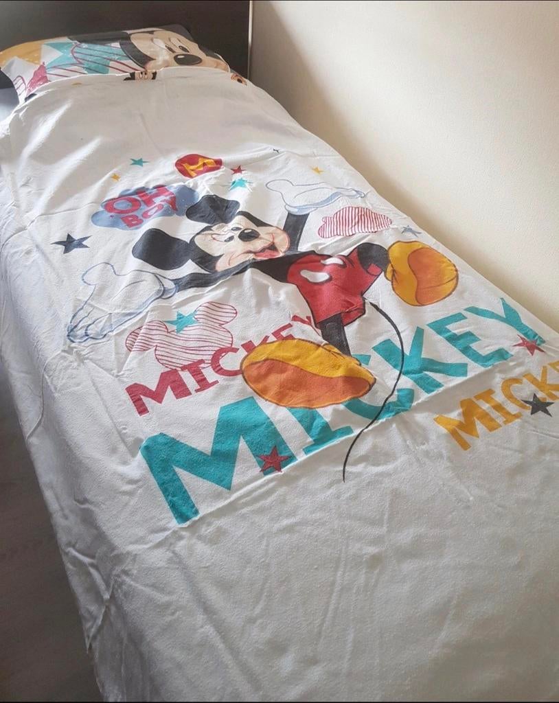 Dekbedovertrek flanel Mickey Mouse, Enfants & Bébés, Chambre d'enfant | Linge de lit, Housse de couette, Enlèvement ou Envoi