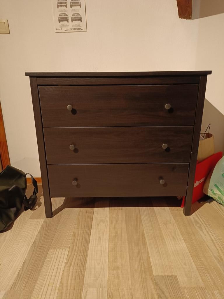 Commode Ikea Koppang - Trois tiroirs, Maison & Meubles, Armoires | Commodes, Comme neuf, Moins de 100 cm, 50 à 100 cm, 25 à 50 cm