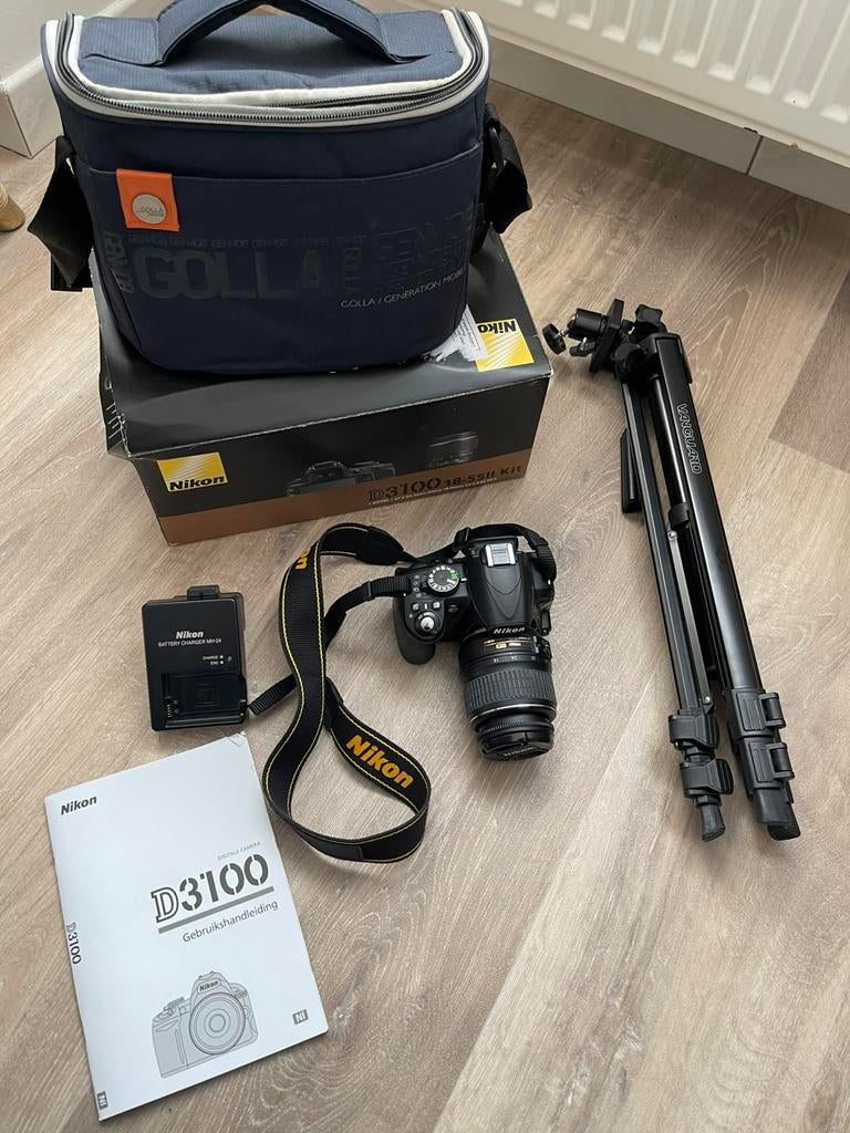 Nikon D3100 camera – complete set, Audio, Tv en Foto, Ophalen, Zo goed als nieuw, Nikon