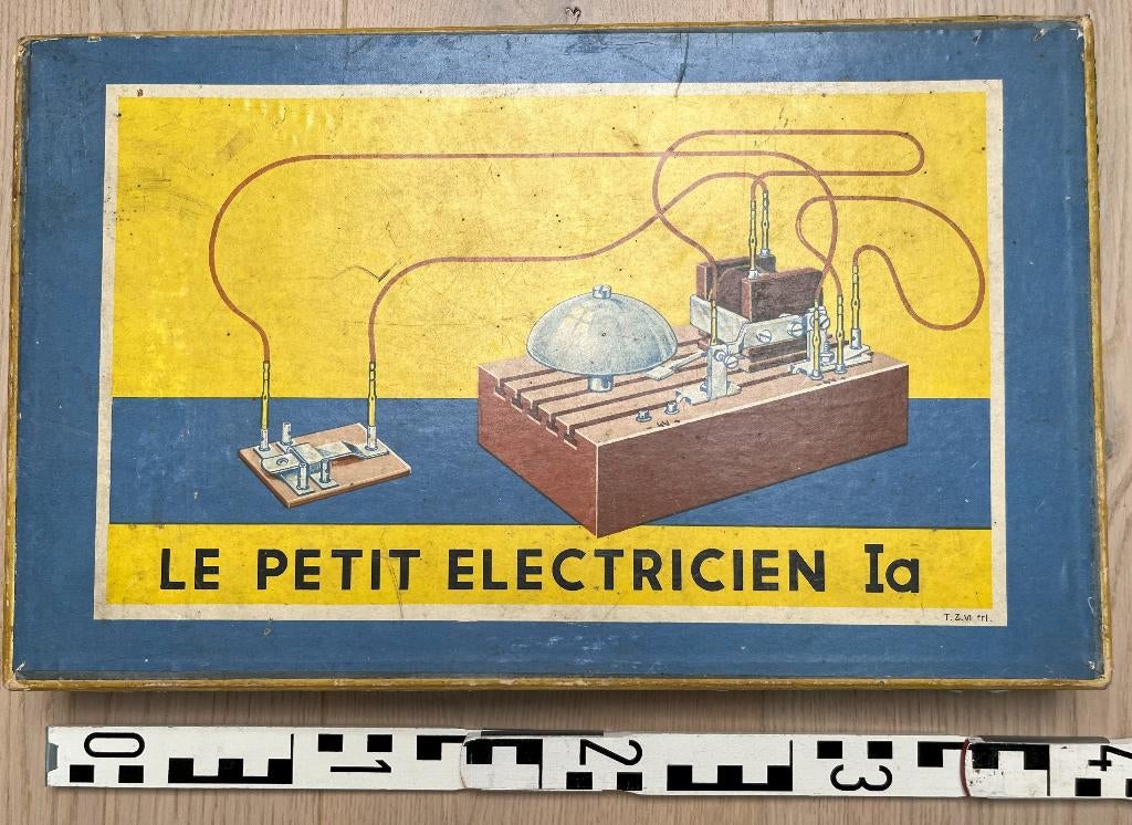 SIEMENS   "Le  petit electricien 1a" elektrische bouwdoos, Antiquités & Art, Antiquités | Jouets, Enlèvement ou Envoi