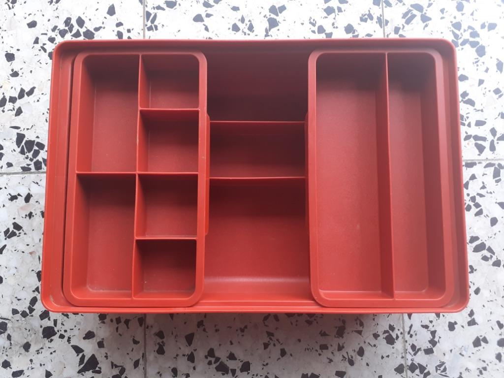BELLE BOÎTE À COUTURE TUPPERWARE VINTAGE sans couvercle, Enlèvement ou Envoi, Utilisé, Autres types
