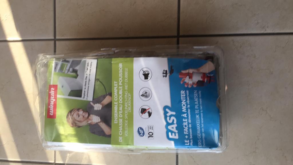 Chasse d’eau double poussoir, Bricolage & Construction, Enlèvement ou Envoi, Neuf