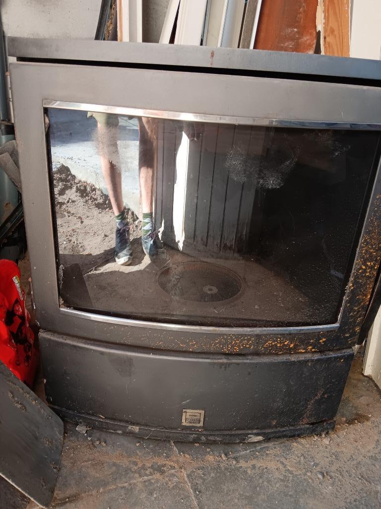 mazoutkachel, Ophalen of Verzenden, Gebruikt, Vrijstaand