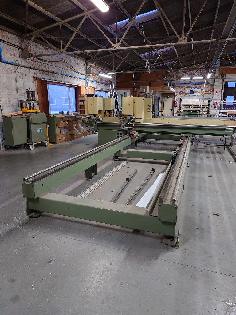 Machine à souder à 4 têtes fenêtres en PVC, Bricolage & Construction, Enlèvement, Utilisé