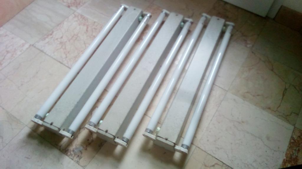 Tubes néons et armatures, Maison & Meubles, Lampes | Plafonniers, Utilisé, Métal, Enlèvement