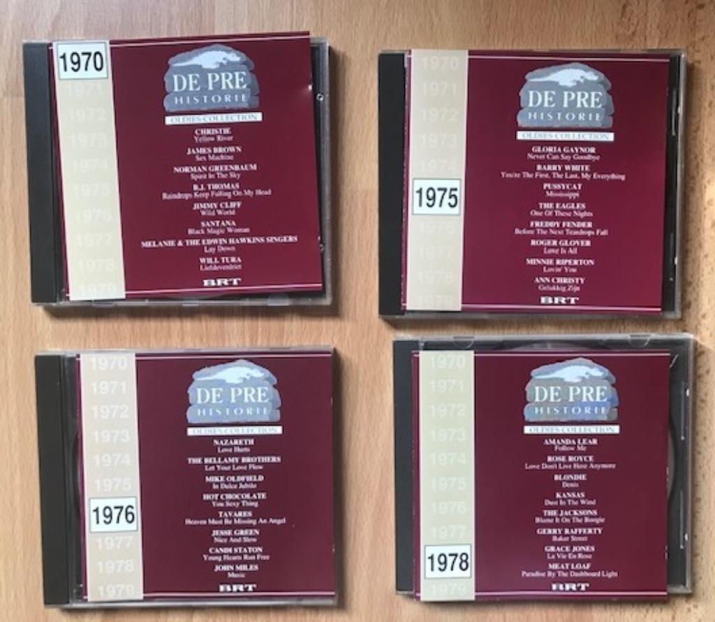 4 CD's DE PRE HISTORIE 1970, 1975, 1976 en 1978, Cd's en Dvd's, Ophalen of Verzenden, Gebruikt, Pop