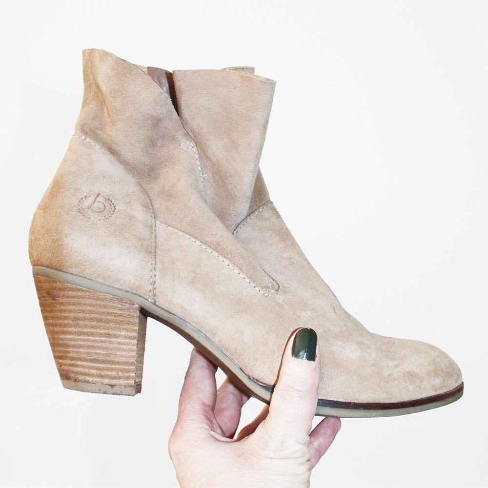 Belles bottes Bugatti en cuir souple -S13 (taille 41) €45, -, Brun, Envoi, Bugatti, Comme neuf