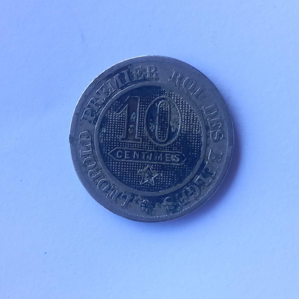 10 centimes Leopold 1 België 1861, Postzegels en Munten, Munten | België, Ophalen of Verzenden