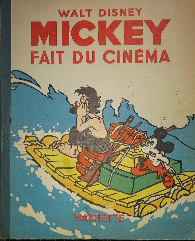 bd mickey fait du cinema 1950  WALT DISNEY/HACHETTE, Livres, Une BD, Enlèvement ou Envoi, Utilisé