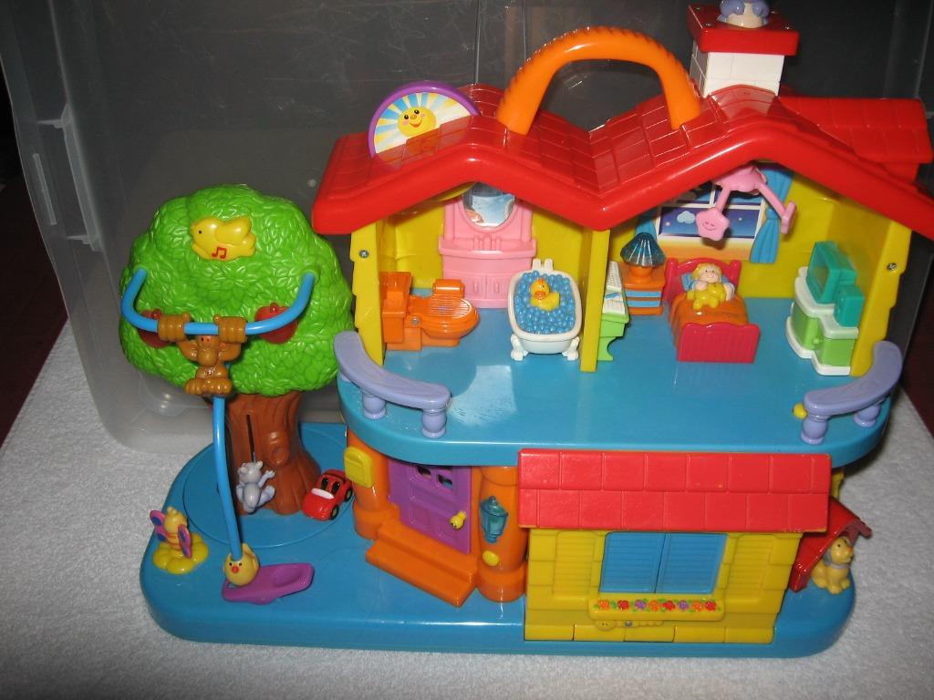 groot speelgoedhuisje 31 cm, Kinderen en Baby's, Ophalen, Gebruikt, Met licht