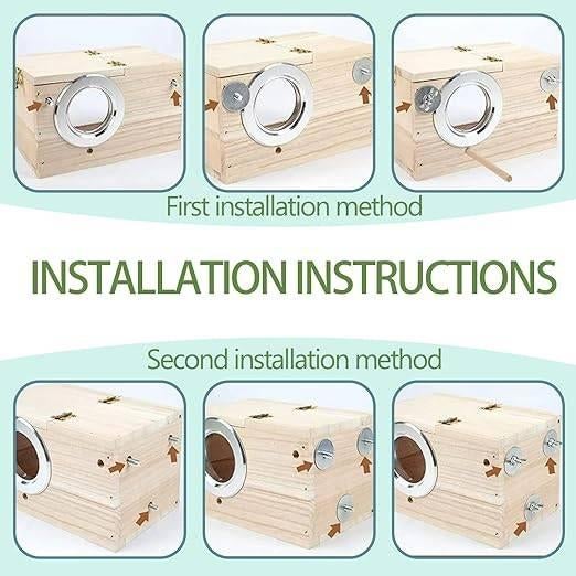 Parkieten nestkast | transparant | GRATIS LEVERING, BEBOCHOI, -, Verzenden, -