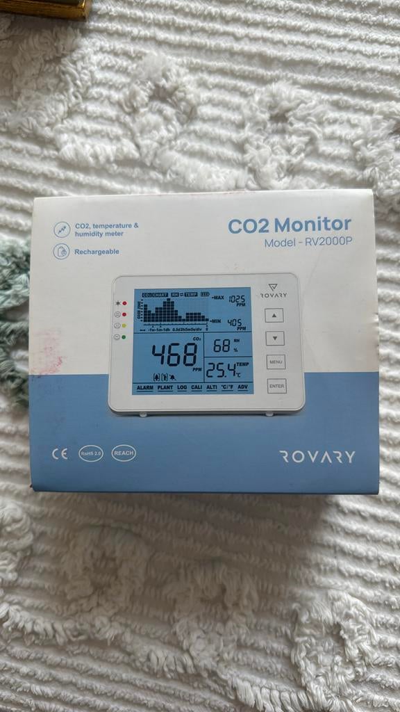 Co2 monitor, Zakelijke goederen, Ophalen of Verzenden
