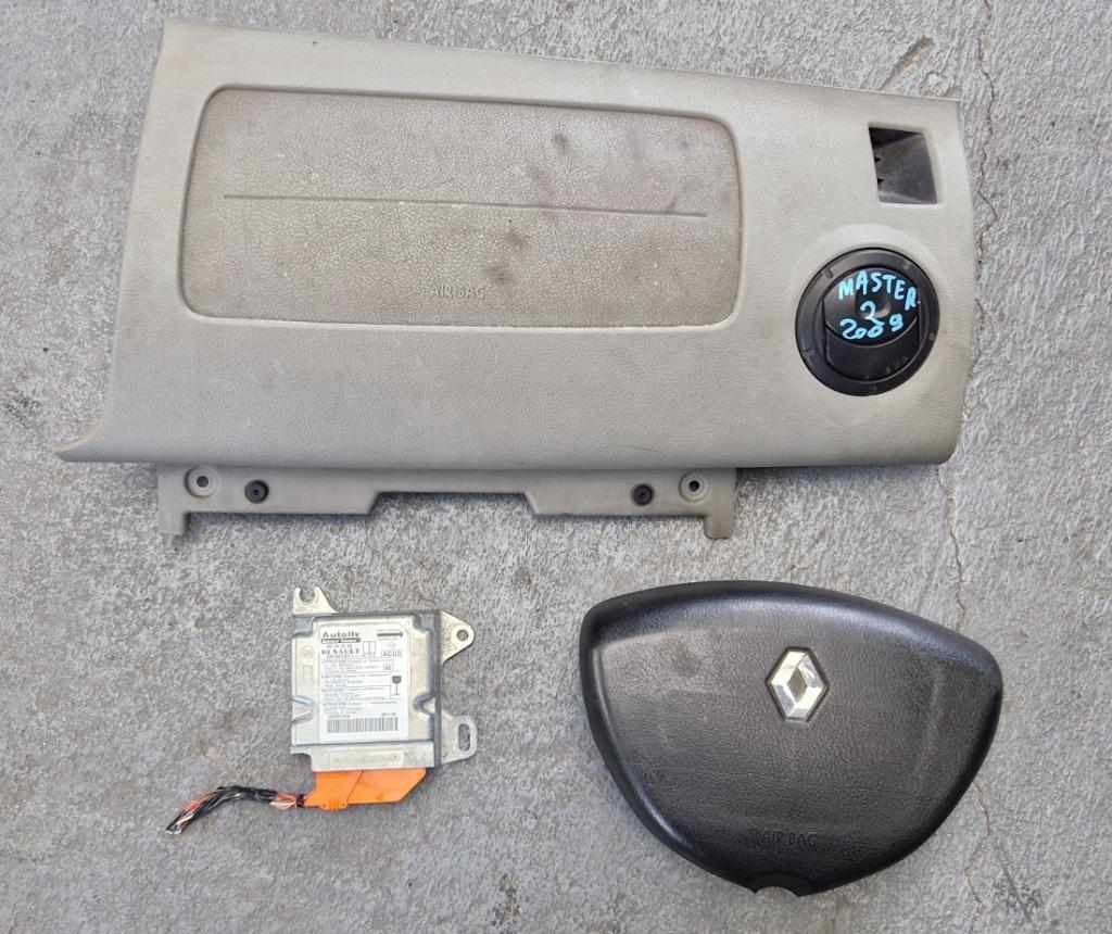 KIT AIRBAG RENAULT MASTER 2 PHASE 3 2009 air bag calculateur, Autos : Pièces & Accessoires, Tableau de bord & Interrupteurs, Renault