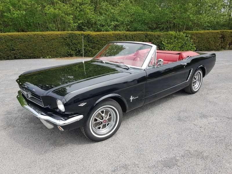 Ford Mustang Cabrio 1964 1/2, 4 zetels, 4300 cc, Cabriolet, Zwart