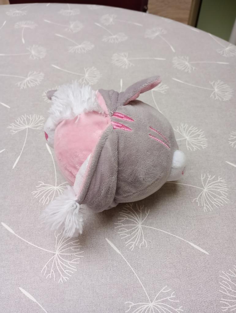 Peluche lapin chat, Ophalen of Verzenden, Konijn