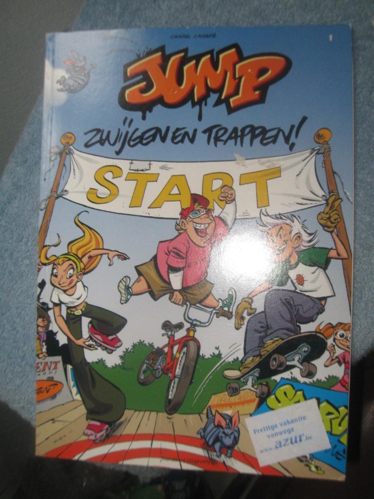 strip Jump - 1  Zwijgen en trappen, Boeken, Ophalen of Verzenden