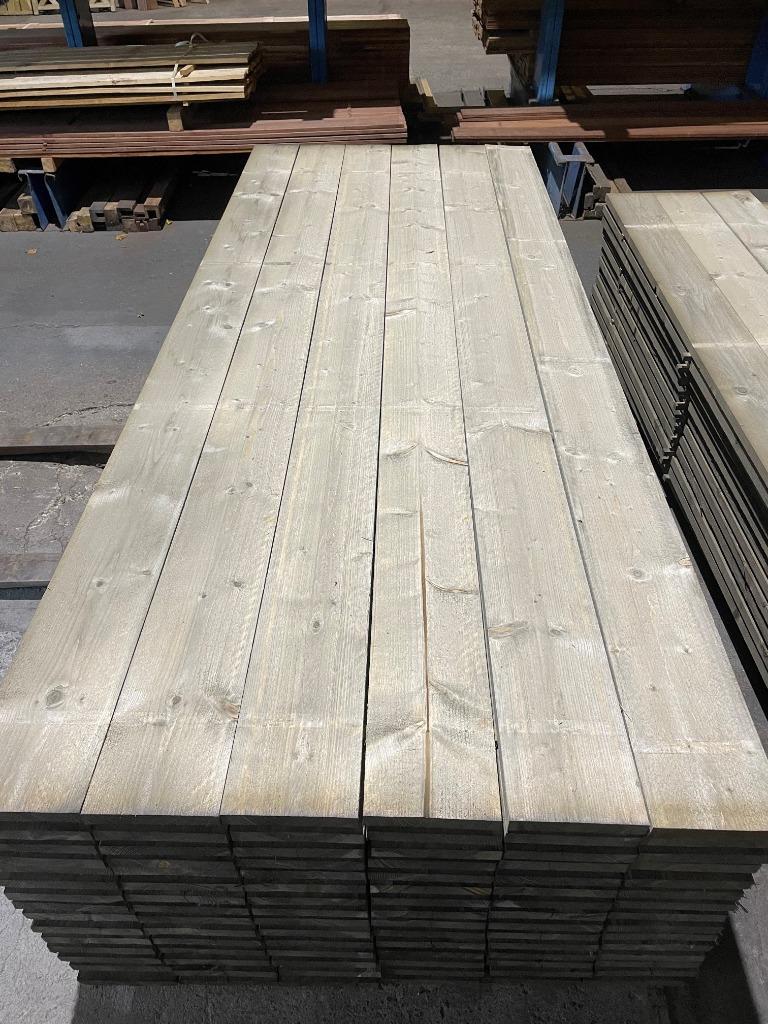 Verouderd steigerhout AAA+ kwal. I 3 CM dik steigerplanken I, Geïmpregneerd, 25 tot 50 mm, Nieuw, Ophalen of Verzenden