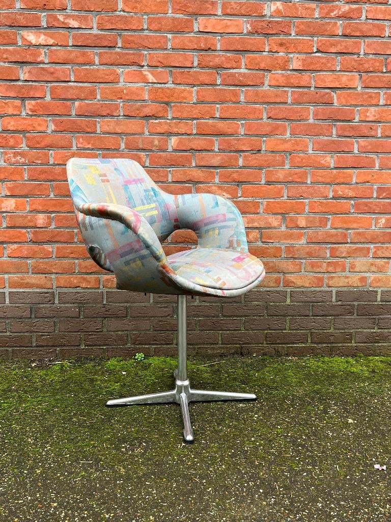 Vintage draaistoel, België, jaren 70., Ophalen, Gebruikt
