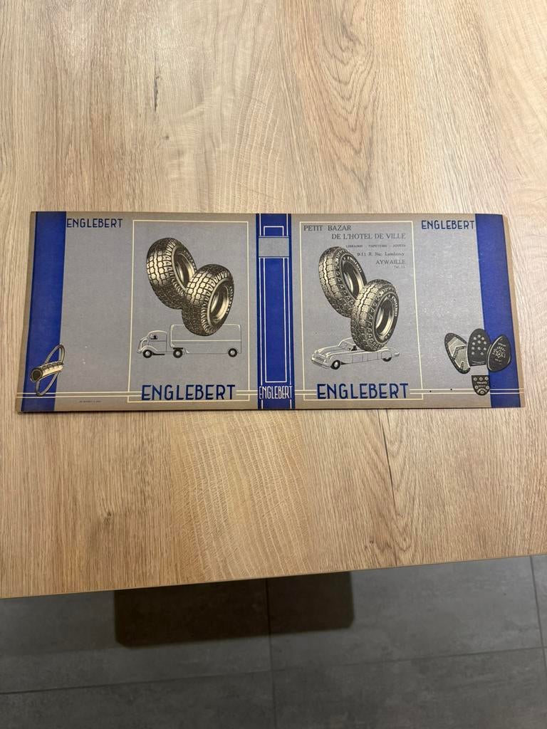 Couvertire pneus englebert, Collections, Marques & Objets publicitaires, Enlèvement ou Envoi, Neuf, Ustensile