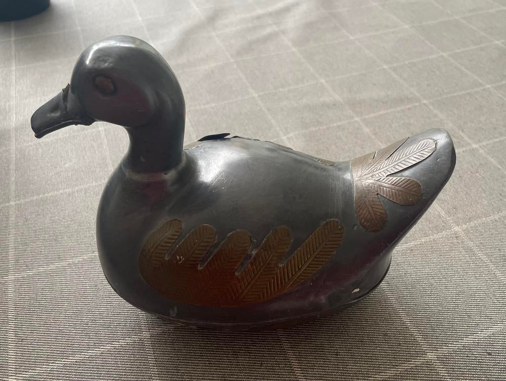 Tinnen eend, Ophalen, Zo goed als nieuw