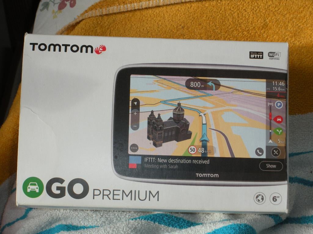 TomTom Go Premium 6" cartographie le monde, le trafic et les, Ophalen of Verzenden, Nieuw, Overige automerken
