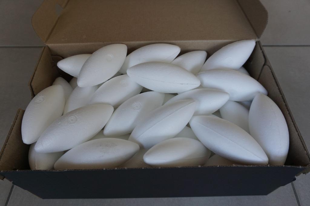 Piepschuim druppels/ovalen (hobby) (50 stuks), Ophalen of Verzenden, Nieuw, Knutselwerk