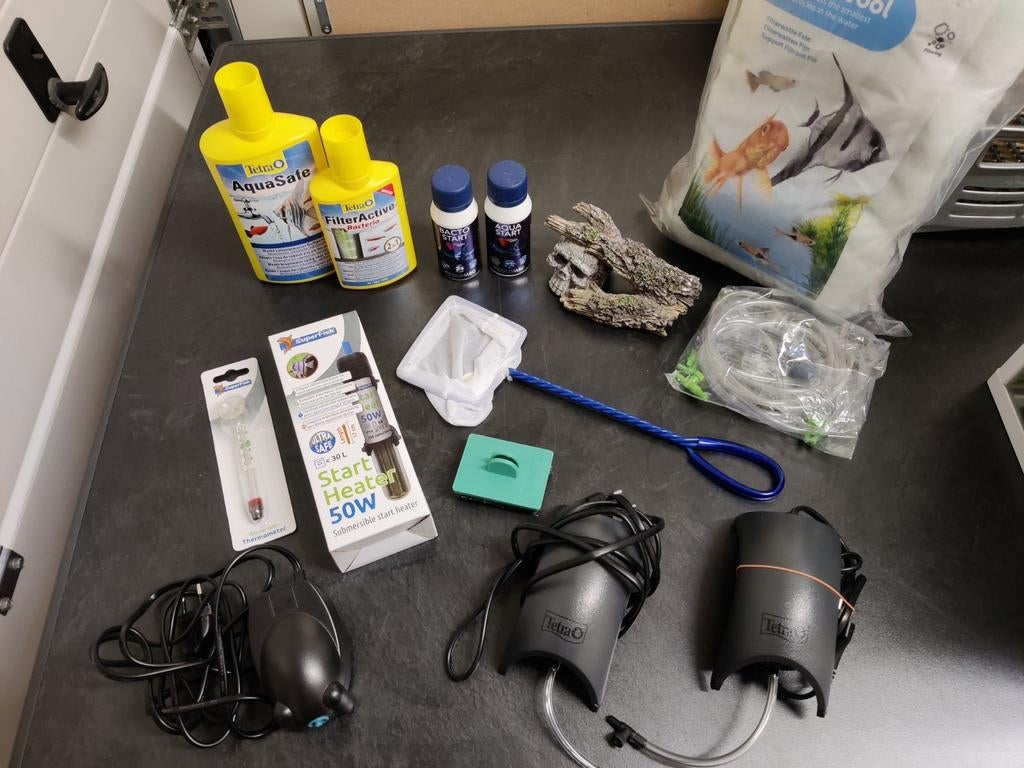 Aquaruimset met diverse attributen, Ophalen of Verzenden, Nieuw, Overige typen