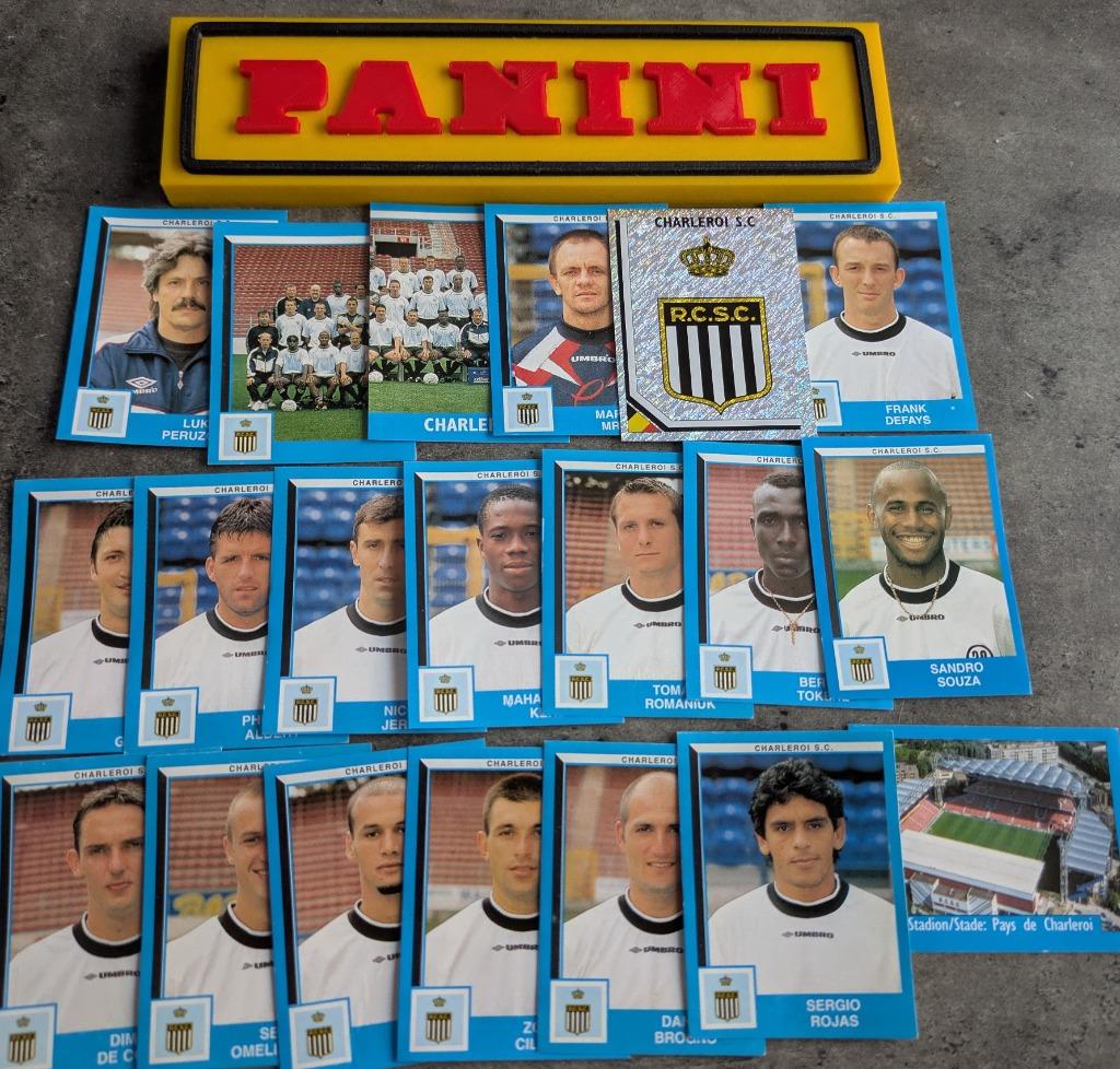 LOT DE 20 AUTOCOLLANTS PANINI FOOTBALL 2000 SP.CHARLEROI, Envoi, Neuf
