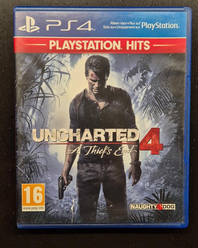 Uncharted 4 ps4, Gebruikt, Overige genres, 1 speler, Ophalen of Verzenden